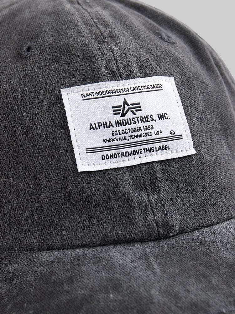 ALPHA INDUSTRIES: BATTLEWASH CAP: BLACK