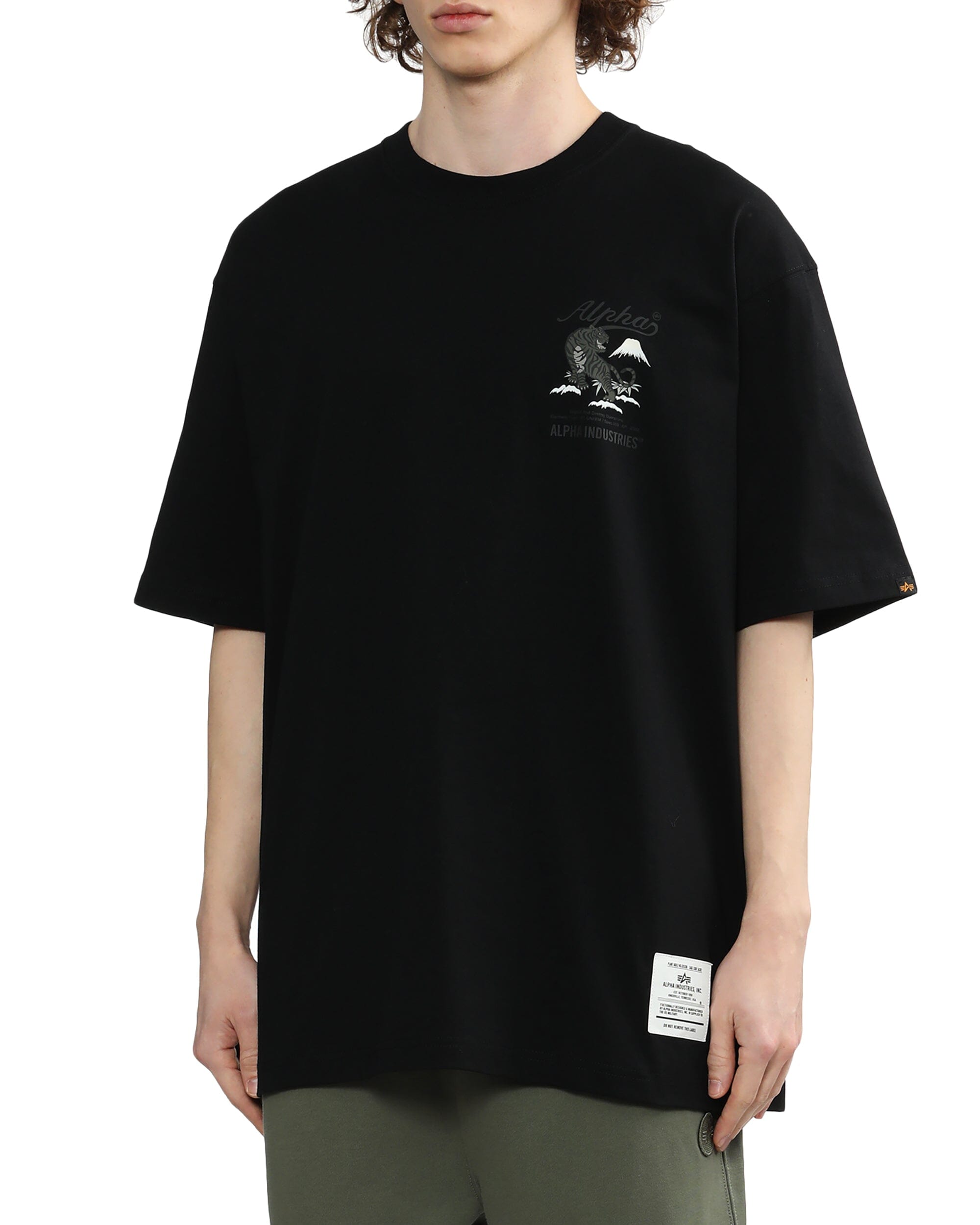 TIGER SEARCH AND DESTROY TEE - BLACK