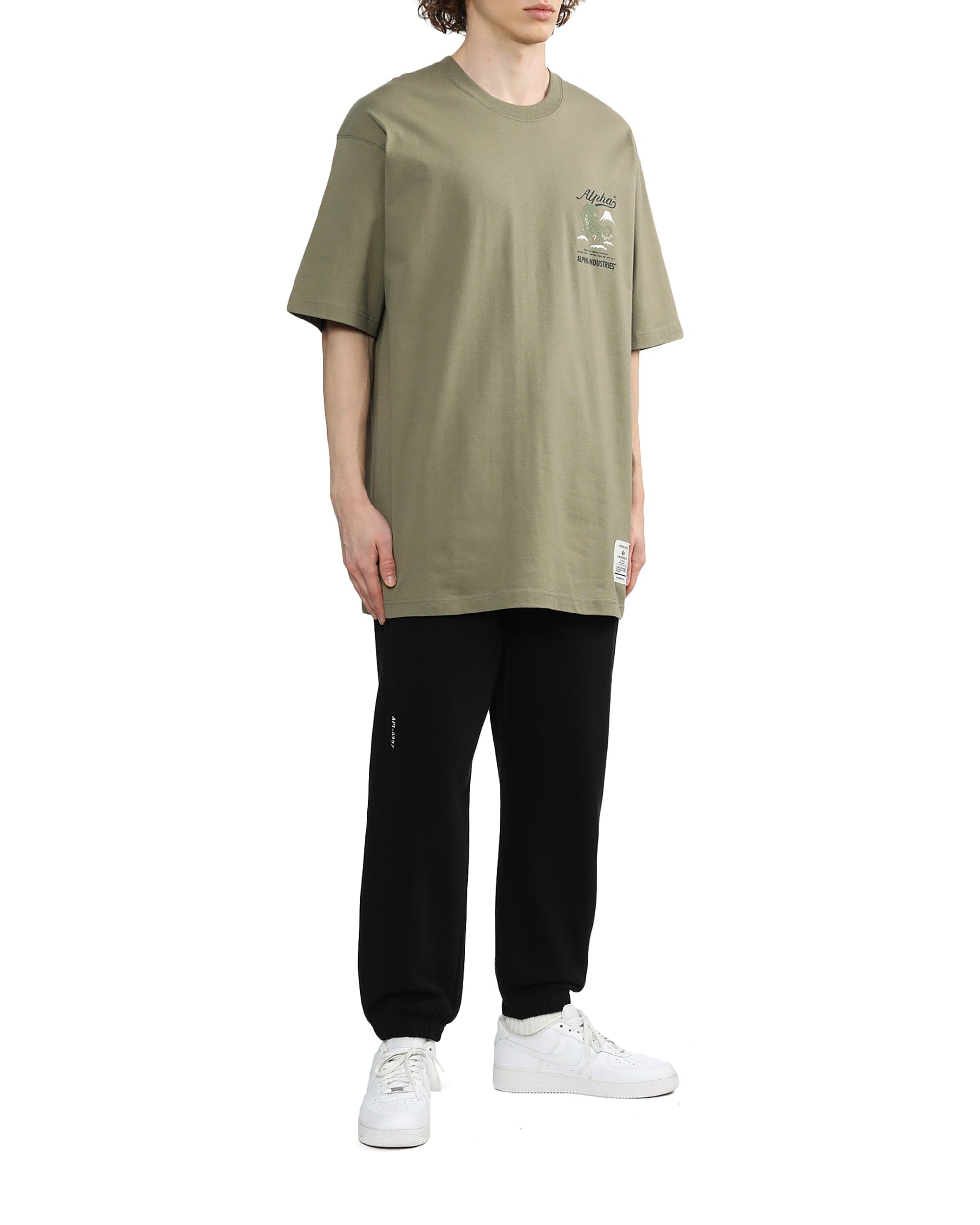 TIGER SEARCH AND DESTROY TEE - OLIVE