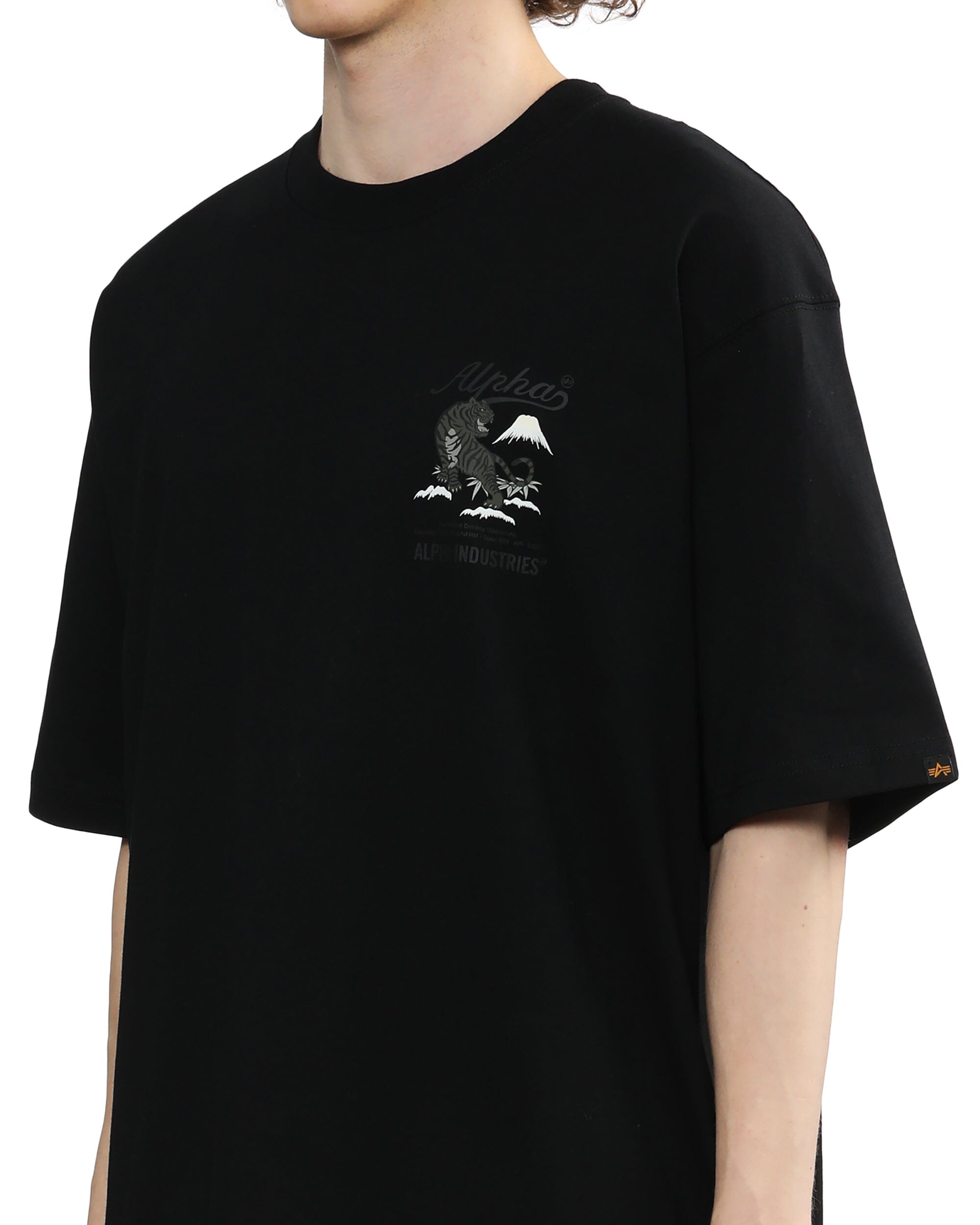 TIGER SEARCH AND DESTROY TEE - BLACK