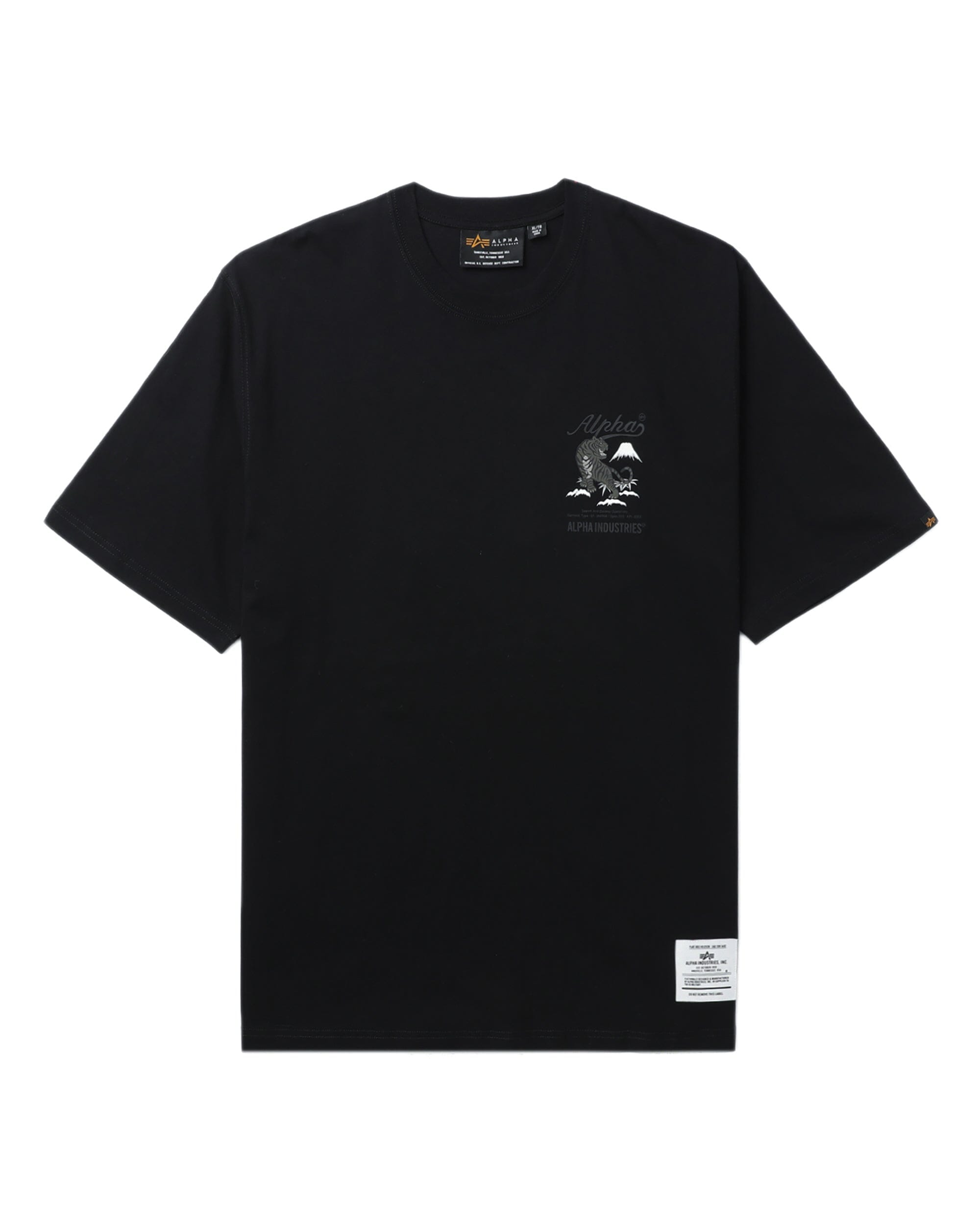 TIGER SEARCH AND DESTROY TEE - BLACK