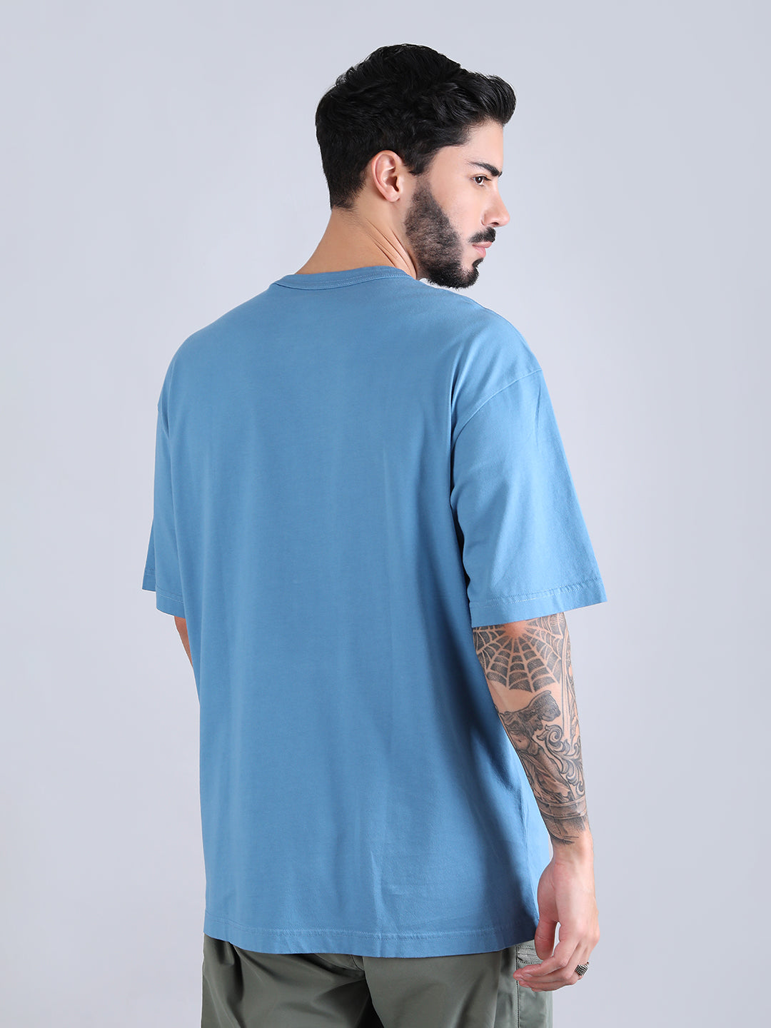 ALPHA INDUSTRIES: ESSENTIAL RELAXED TEE - ELEMENTAL BLUE