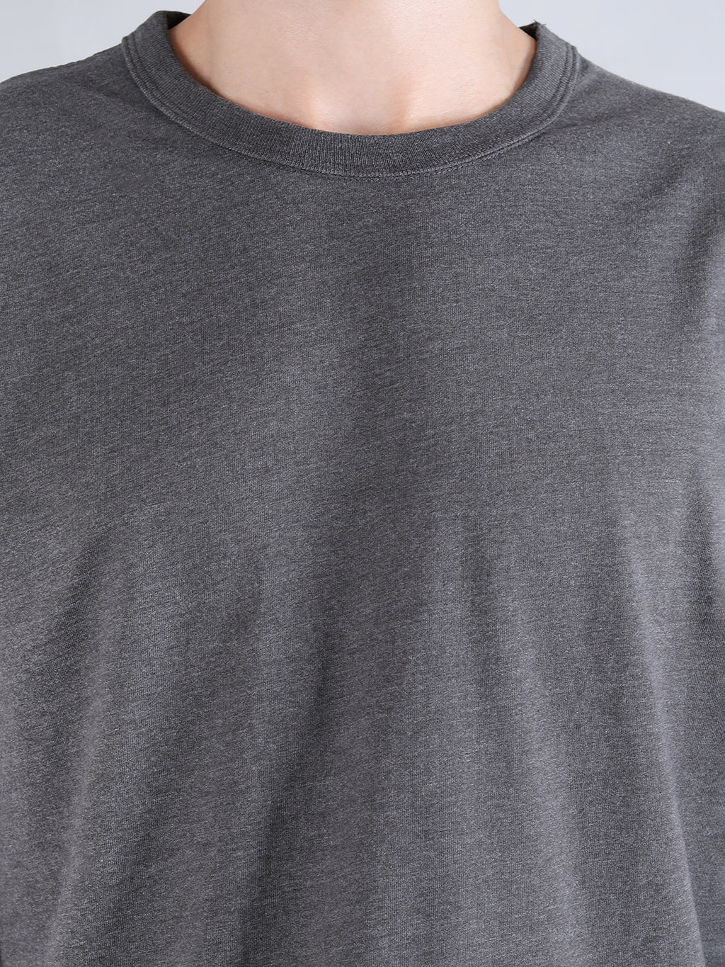 ALPHA INDUSTRIES: ESSENTIAL GEN II TEE - DARK CHARCOAL HEATHER