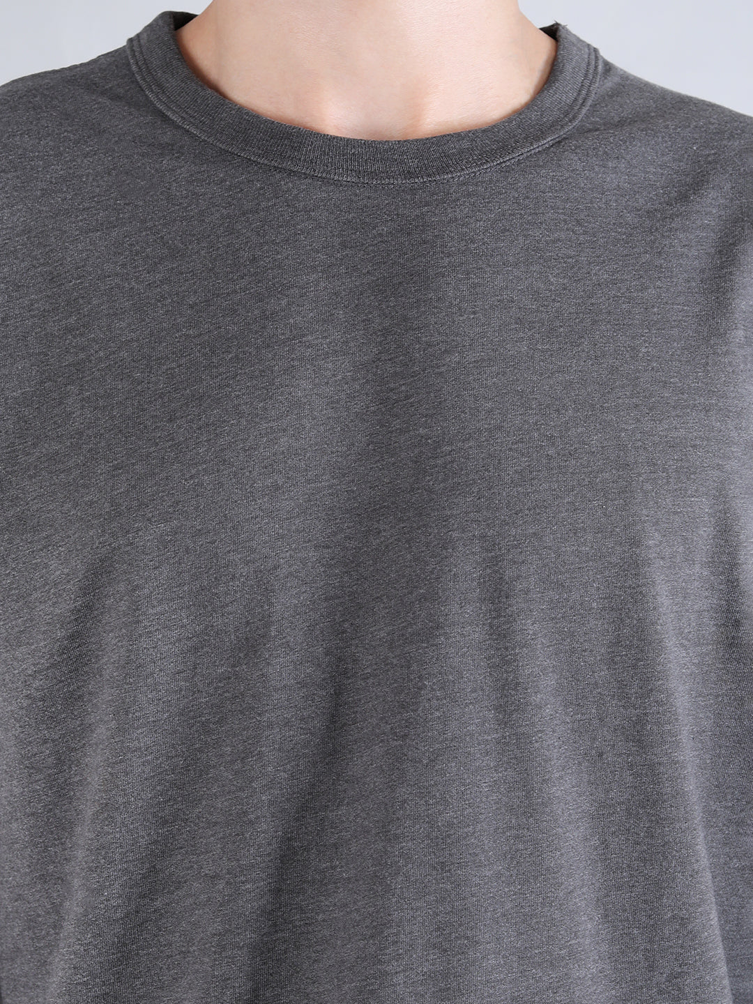 ALPHA INDUSTRIES: ESSENTIAL GEN II TEE - DARK CHARCOAL HEATHER