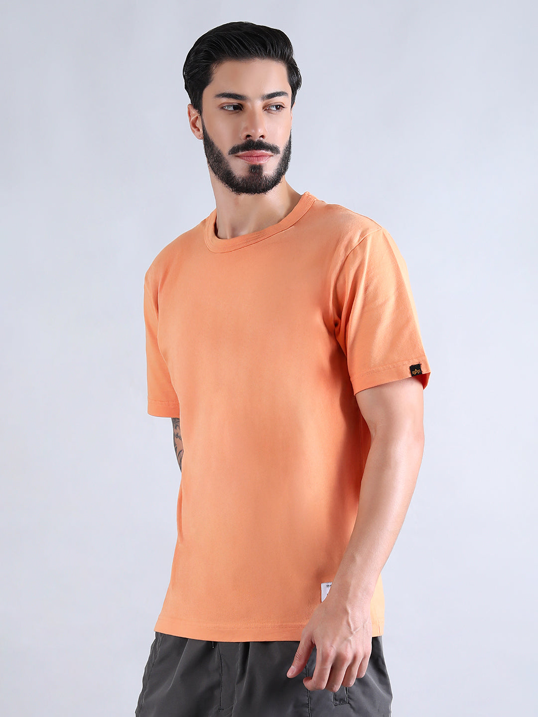 ALPHA INDUSTRIES: ESSENTIAL GEN II TEE - MUTED SAFFRON