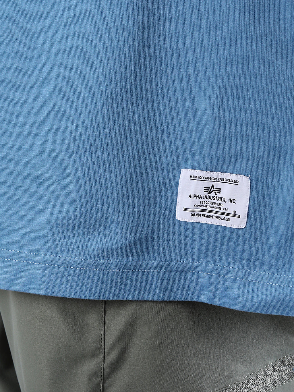 ALPHA INDUSTRIES: ESSENTIAL RELAXED TEE - ELEMENTAL BLUE