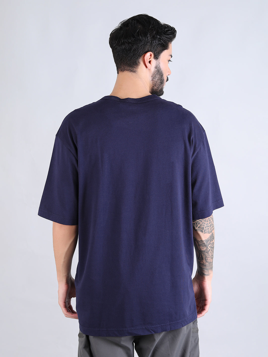 ALPHA INDUSTRIES: ESSENTIAL RELAXED TEE - REPLICA BLUE