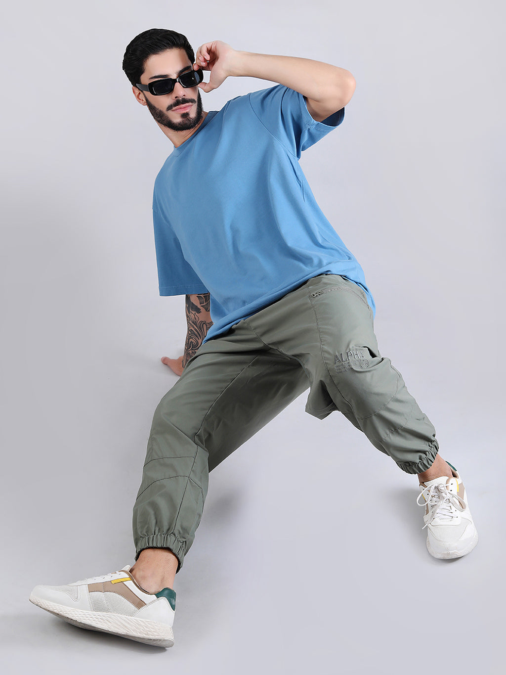 ALPHA INDUSTRIES: ESSENTIAL RELAXED TEE - ELEMENTAL BLUE