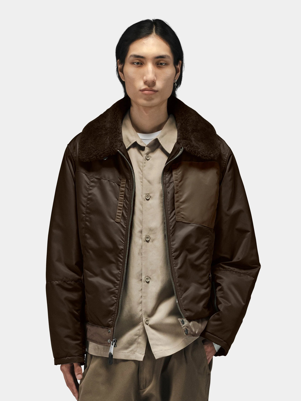 ALPHA INDUSTRIES NYLON AVIATOR JACKET