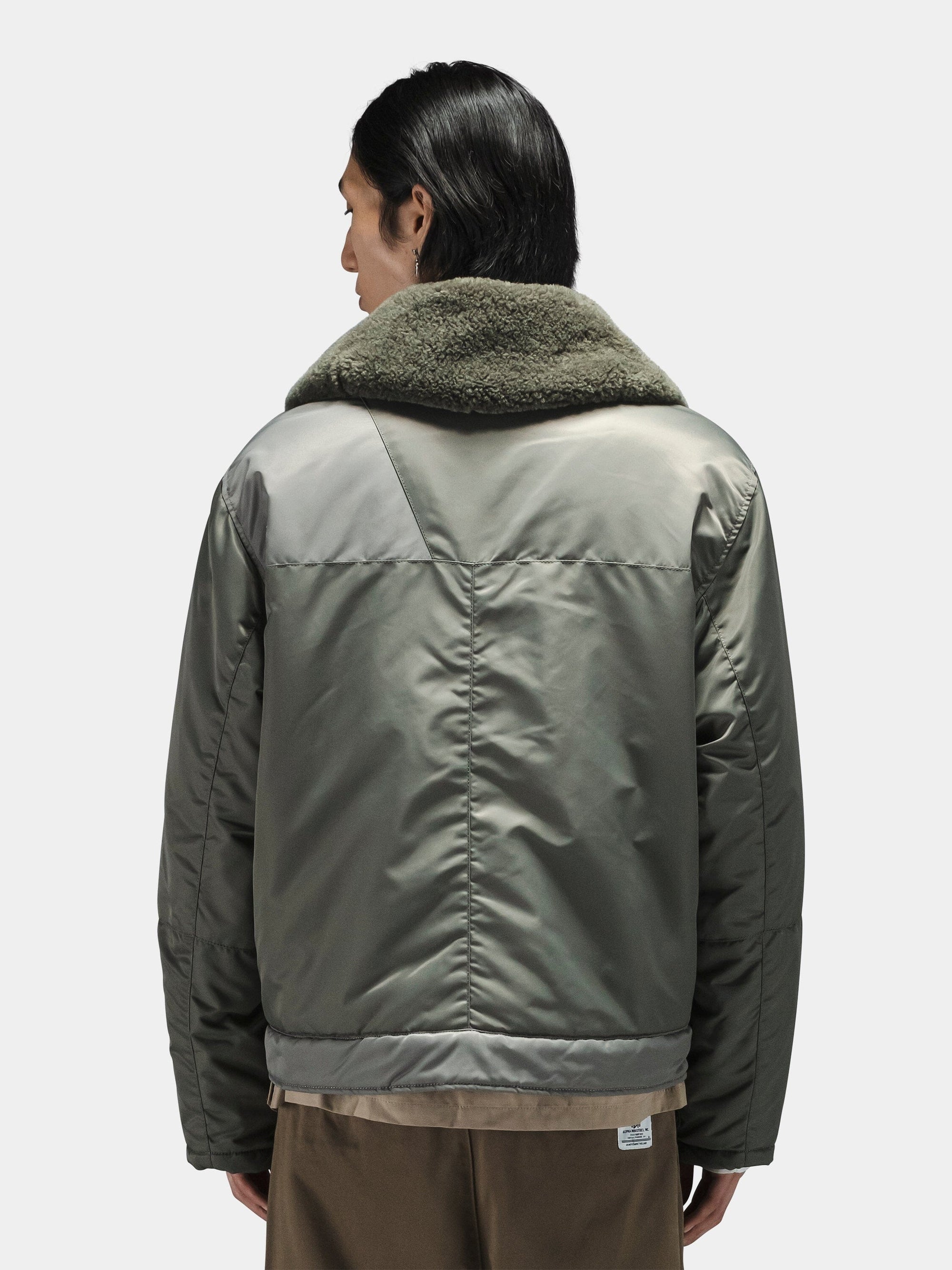 ALPHA INDUSTRIES NYLON AVIATOR JACKET