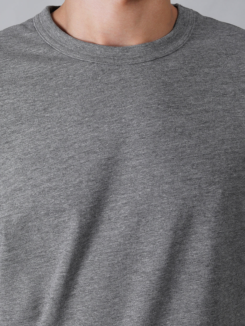 ALPHA INDUSTRIES: ESSENTIAL GEN II TEE - MEDIUM CHARCOAL HEATHER