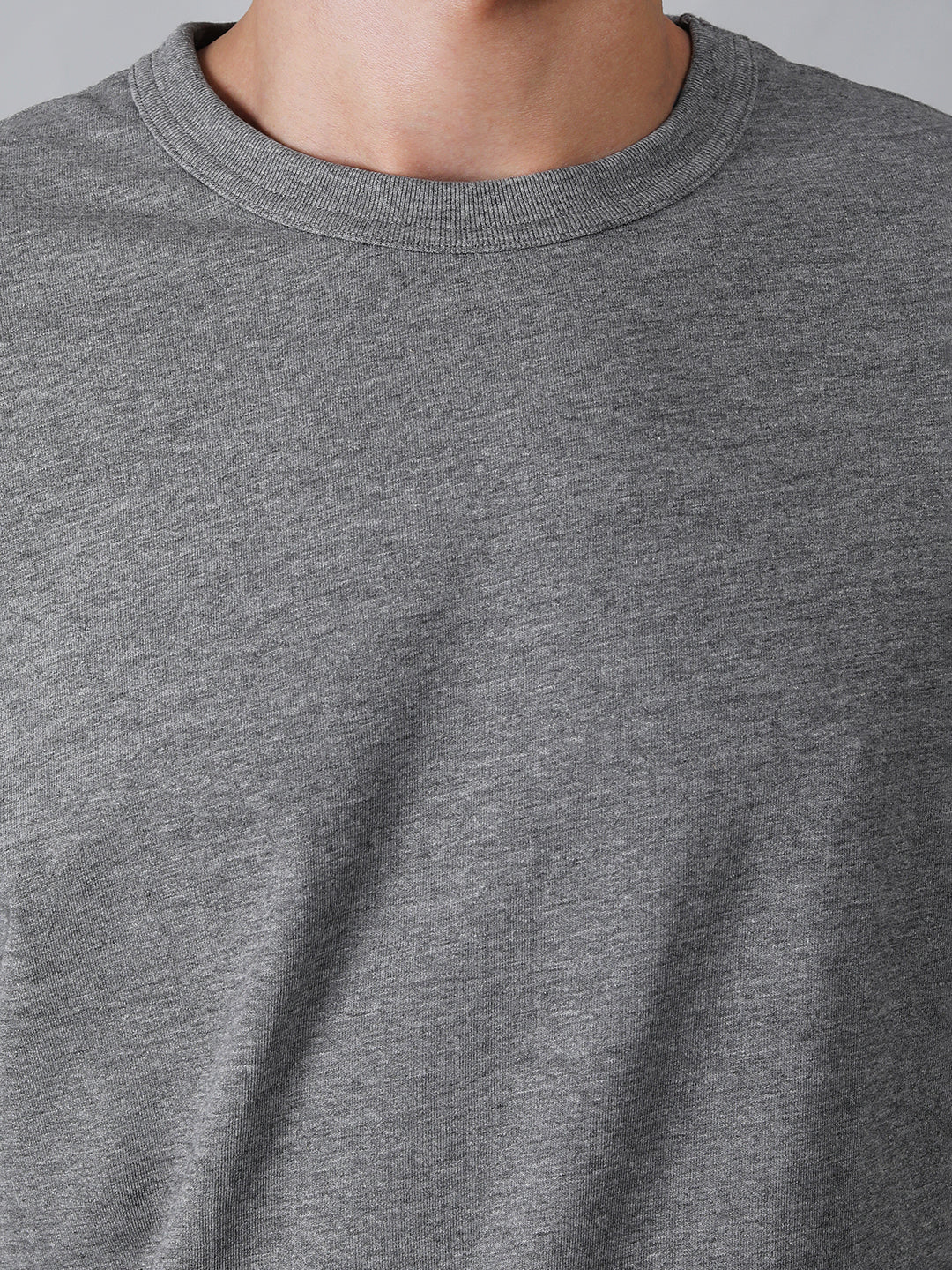 ALPHA INDUSTRIES: ESSENTIAL GEN II TEE - MEDIUM CHARCOAL HEATHER