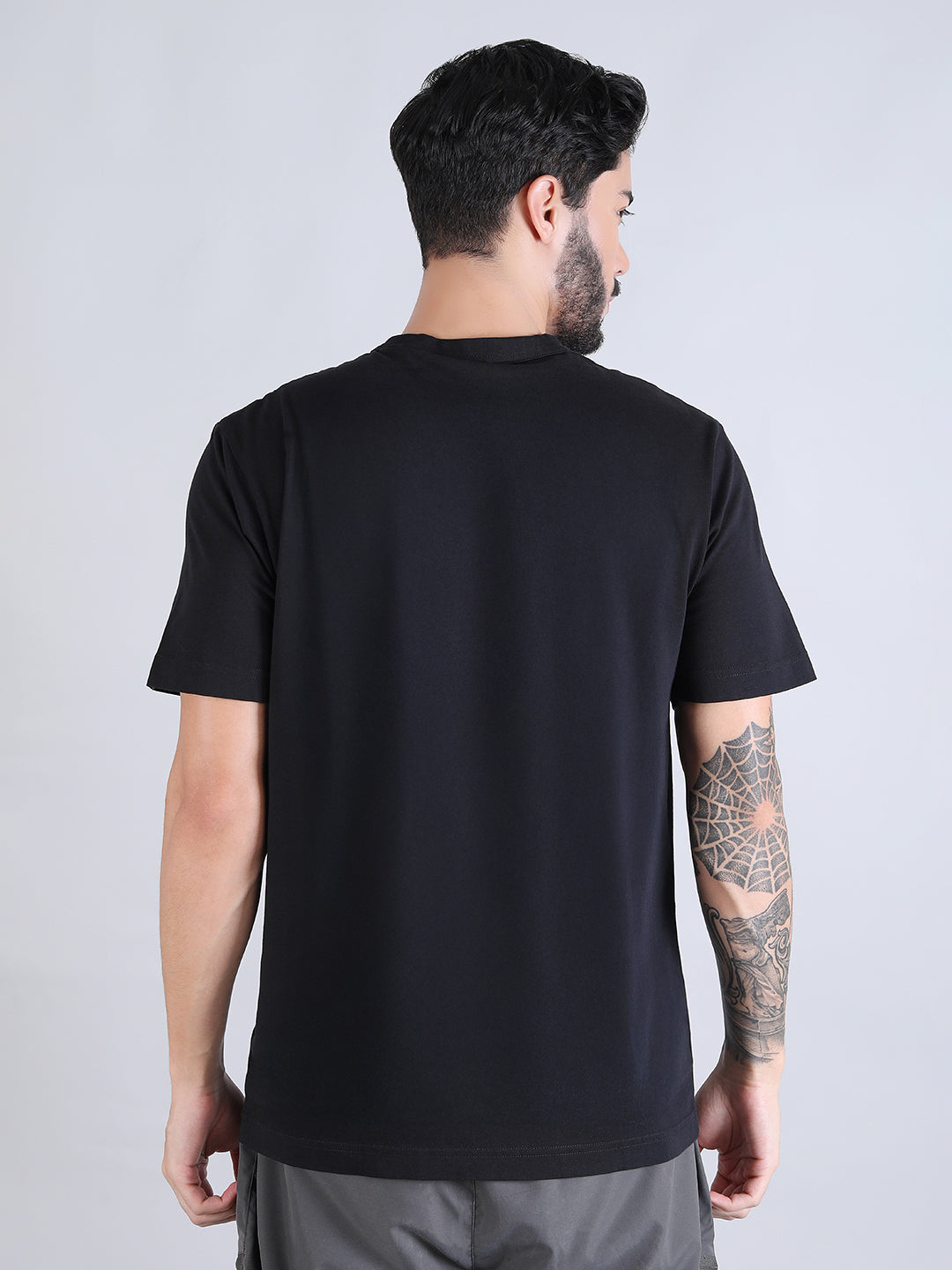 ALPHA INDUSTRIES: ALPHA COMMANDER TEE - BLACK