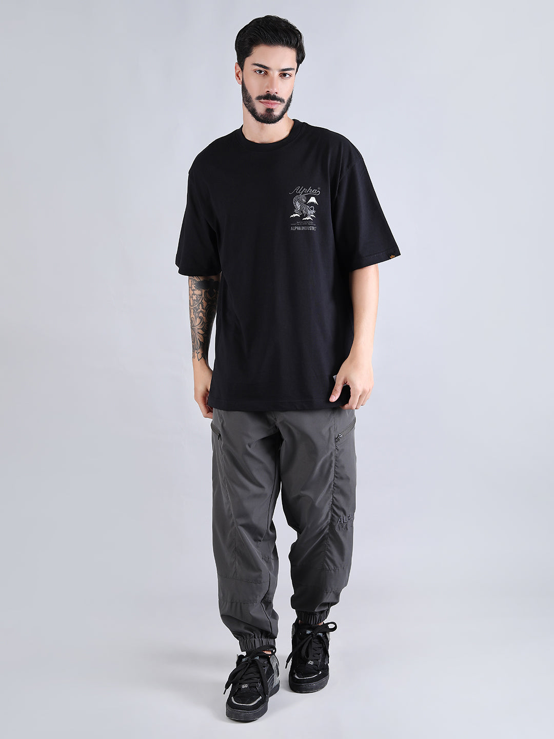 TIGER SEARCH AND DESTROY TEE - BLACK