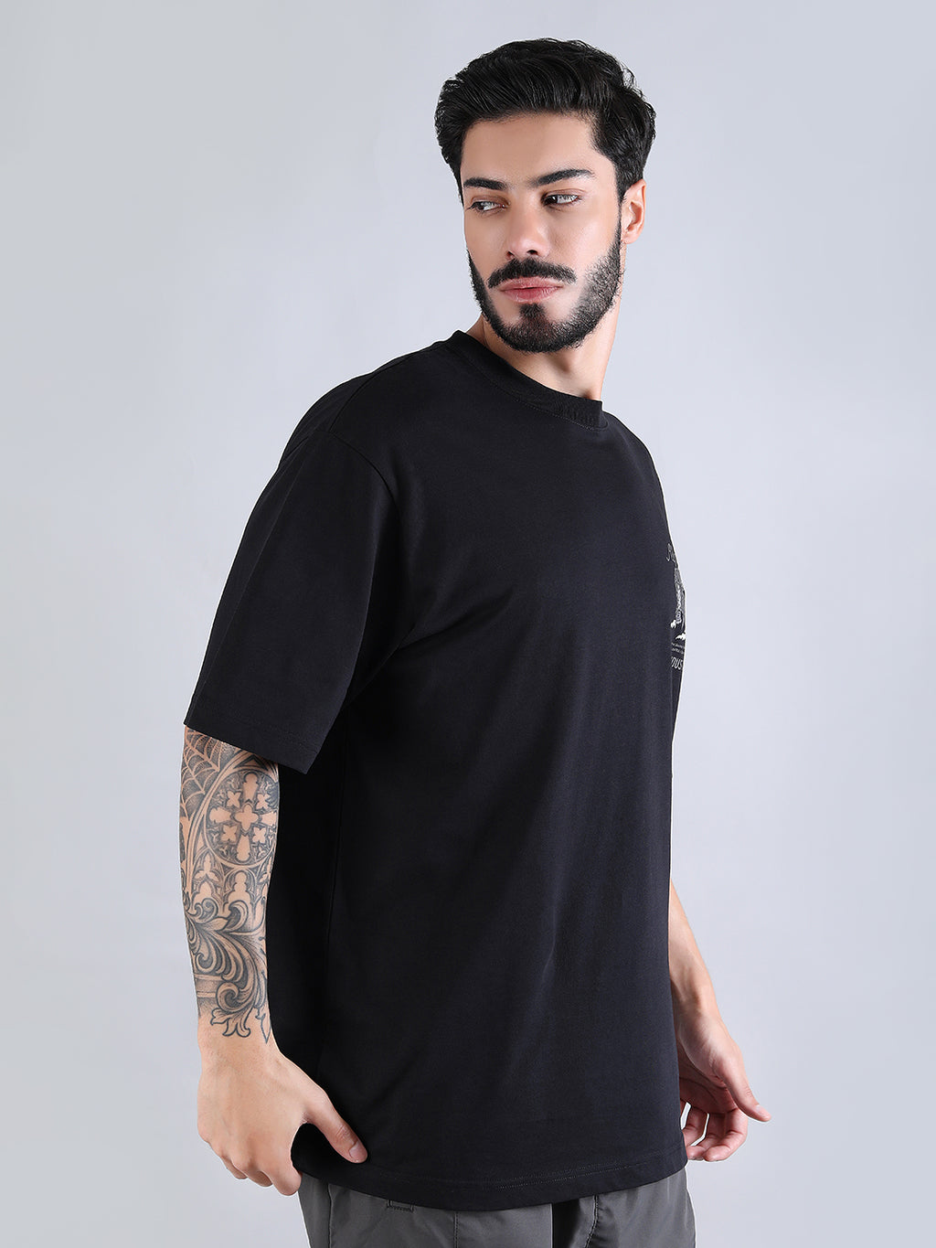 TIGER SEARCH AND DESTROY TEE - BLACK