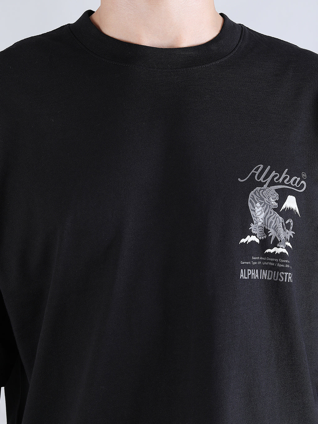 TIGER SEARCH AND DESTROY TEE - BLACK