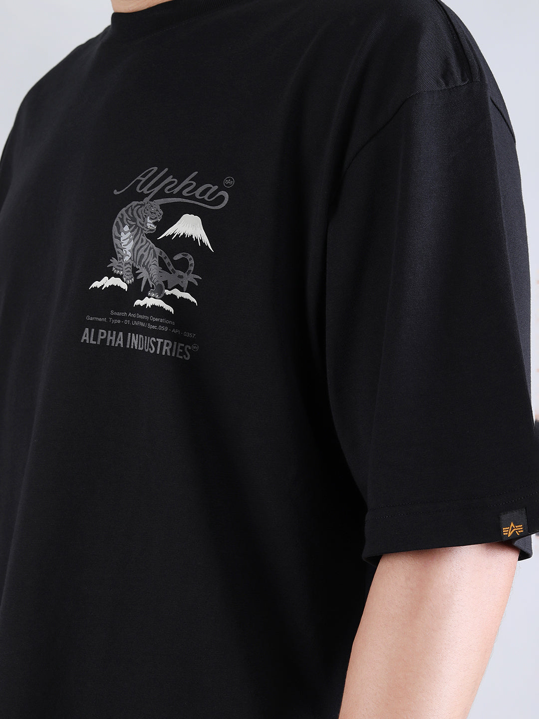 Alpha Industries Men's Tiger Search And Destroy T-Shirt