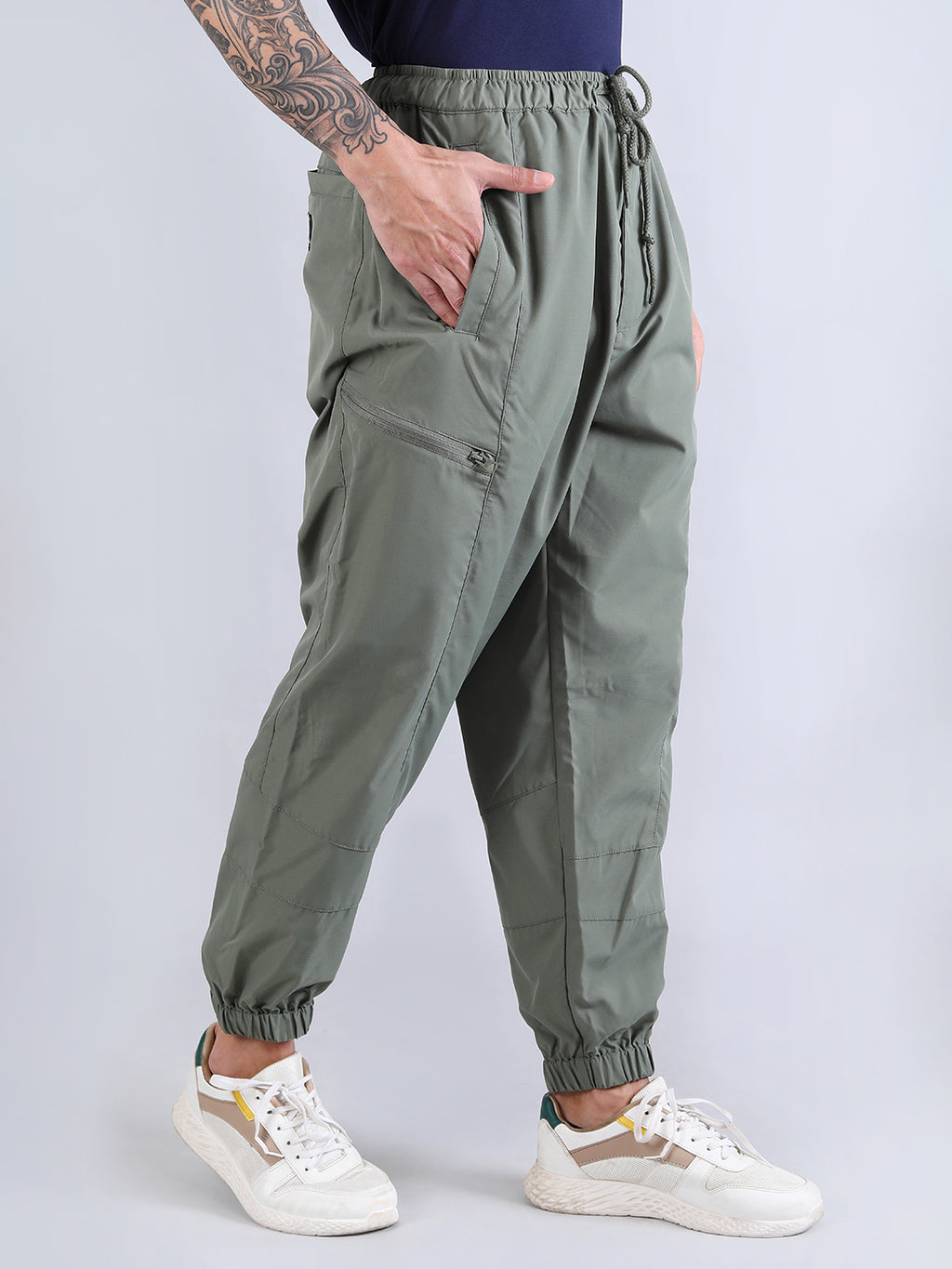 ALPHA INDUSTRIES : Men's Track Pants - OLIVE
