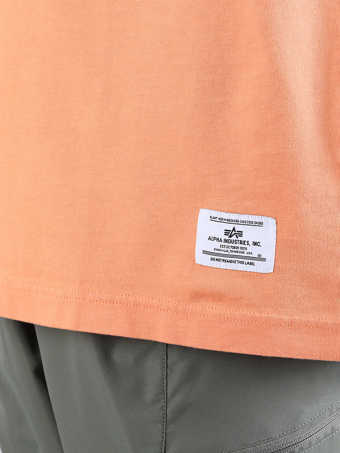ALPHA INDUSTRIES: ESSENTIAL RELAXED TEE - MUTED SAFFRON