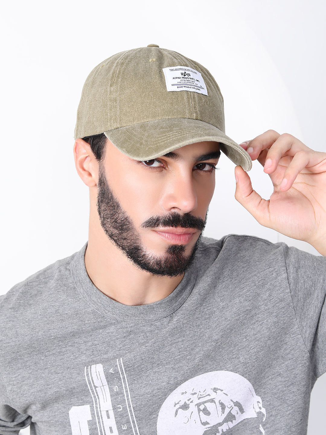 ALPHA INDUSTRIES: BATTLEWASH CAP-OLIVE