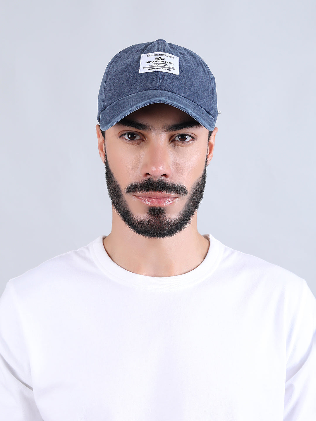 ALPHA INDUSTRIES: BATTLEWASH CAP- REPLICA BLUE