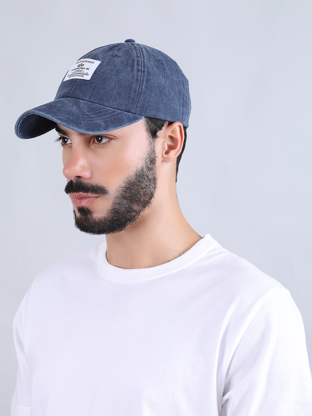 ALPHA INDUSTRIES: BATTLEWASH CAP- REPLICA BLUE