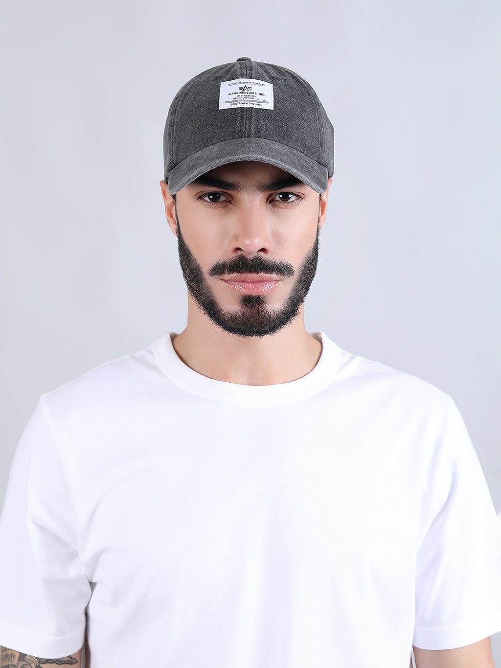 ALPHA INDUSTRIES: BATTLEWASH CAP: BLACK