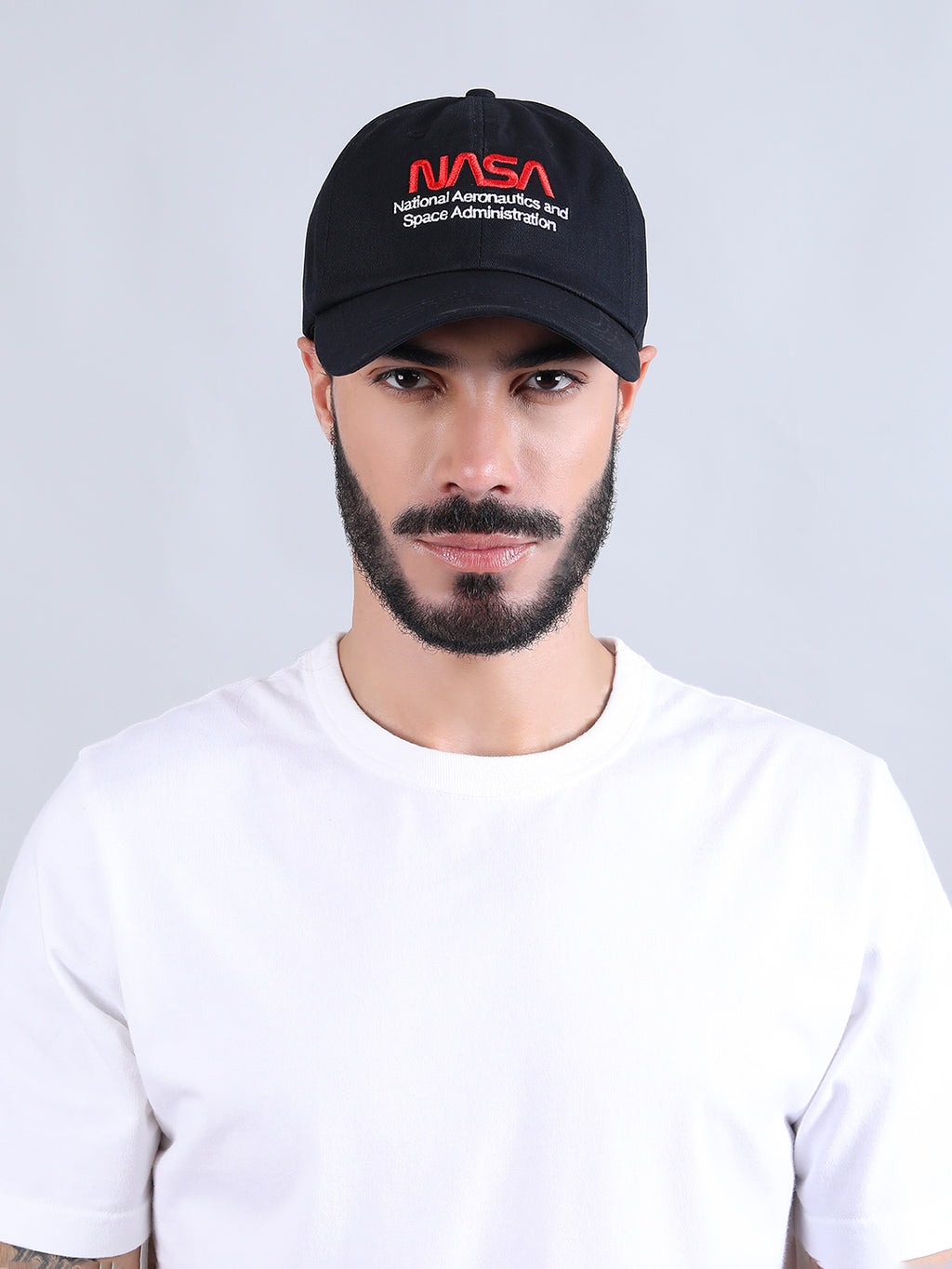 ALPHA INDUSTRIES: NASA WORM LOGO CAP