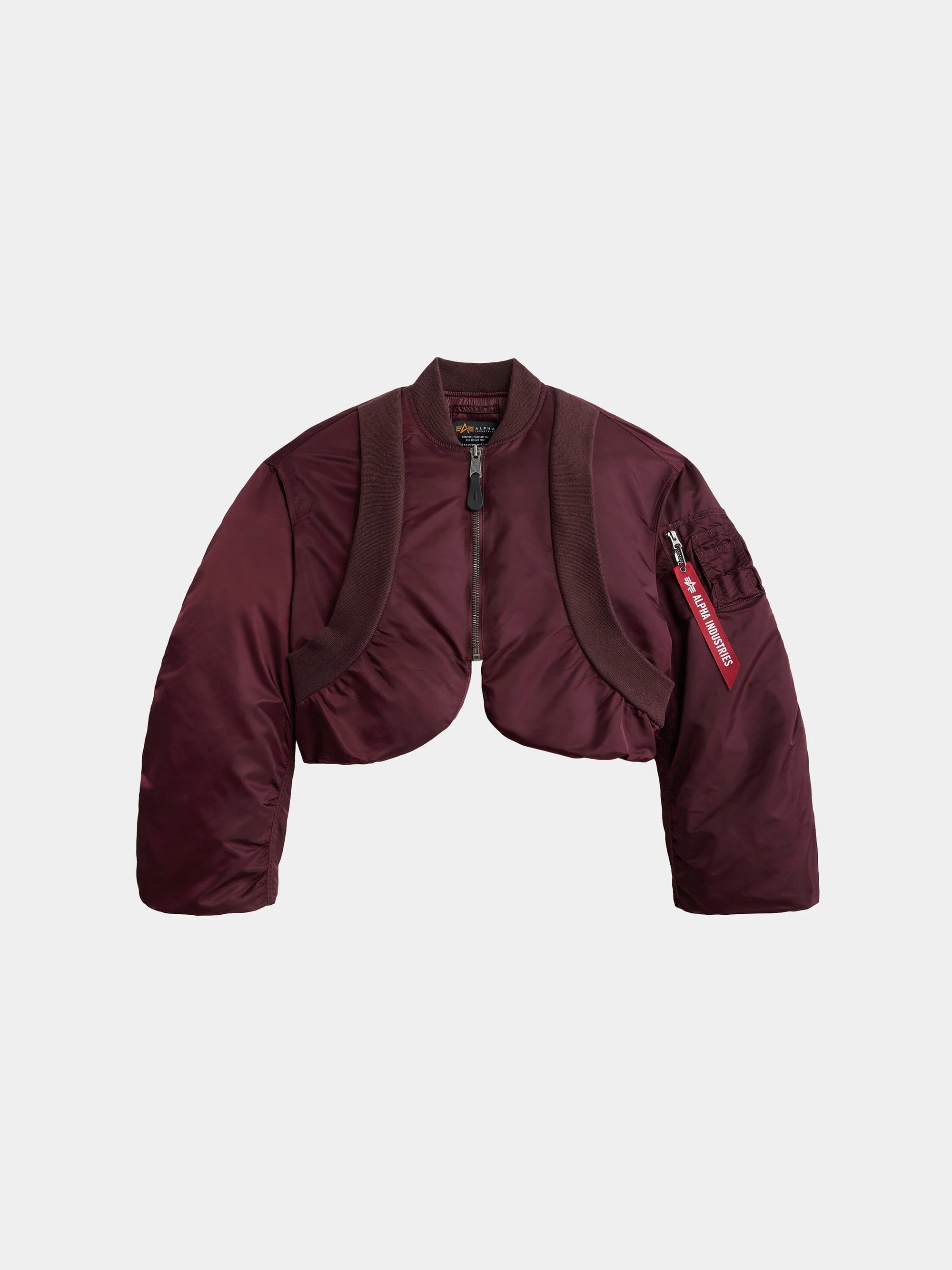 ALPHA INDUSTRIES KNIT RIB MA-1 FLIGHT JACKET WOMENS