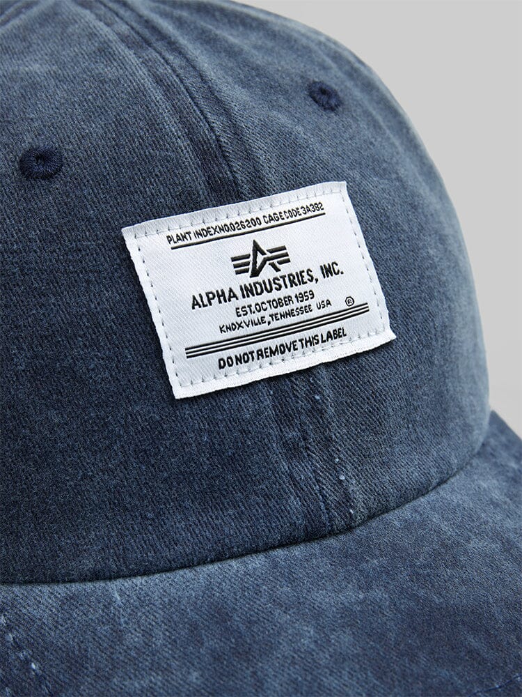 ALPHA INDUSTRIES: BATTLEWASH CAP- REPLICA BLUE