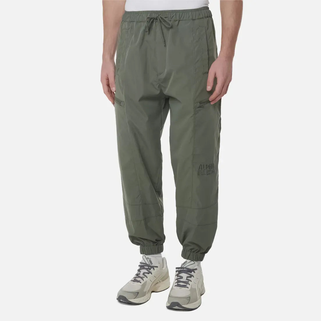 ALPHA INDUSTRIES : Men's Track Pants - OLIVE