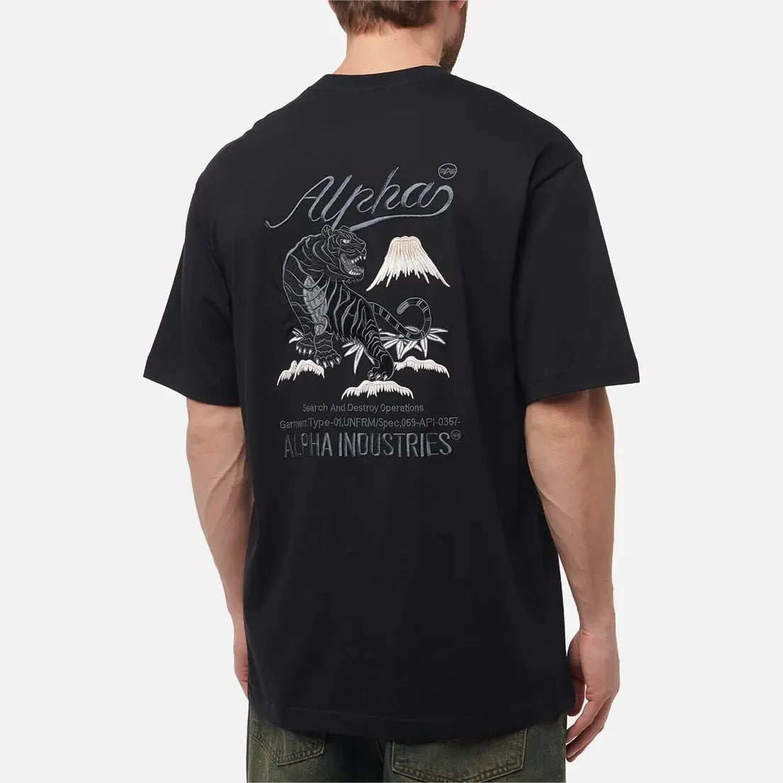 Alpha Industries Men's Tiger Search And Destroy T-Shirt