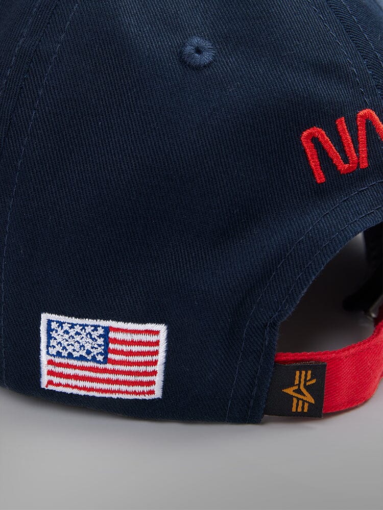 ALPHA INDUSTRIES: NASA WORM LOGO CAP
